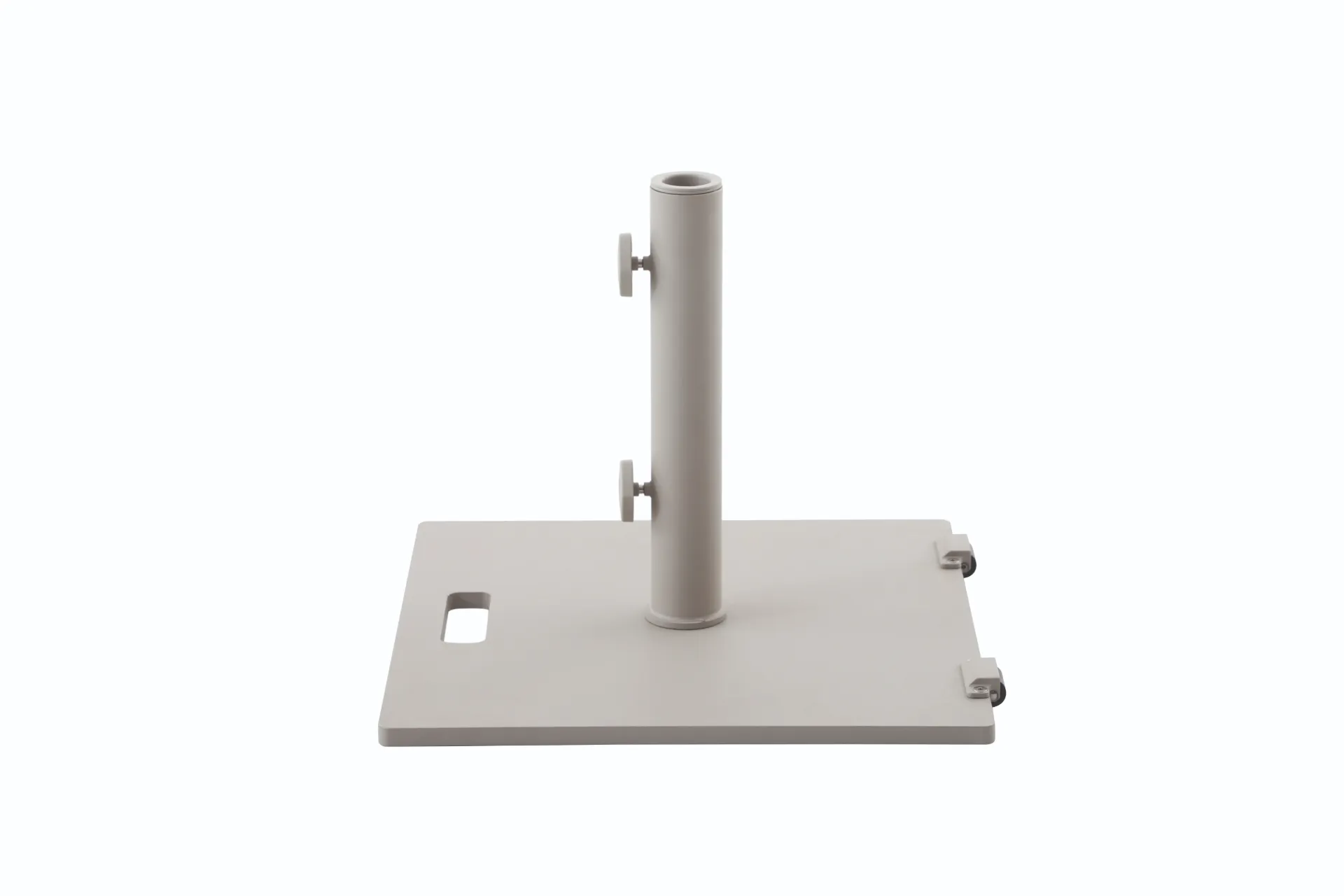 [UBASH-30S01] ASHI Umbrella steel base with wheels 30 kg (steel white)